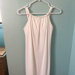 Athleta White Tie-Back Dress
